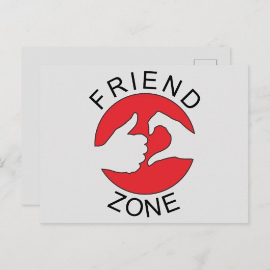 Friend Zone Briefkaart (Voorkant / Achterkant)