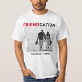 Friendcation ajoutent le T-shirt de photo (Devant)