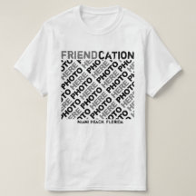 Friendcation créent votre propre T-shirt blanc