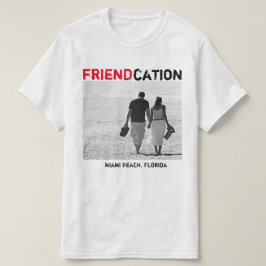 Friendcation voegt foto T-Shirt toe