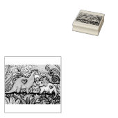 FRIENDELIJK DINOSAURS RUBBER STEMP 	RUBBERSTEMPEL (Gestempeld)