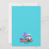 FriendFish cartoon Cute Fish Afstuderen Kaart (Achterkant)