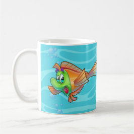 FriendFish cartoon Koffiemok