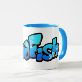 FriendFish cartoon mok (Voorkant rechts)