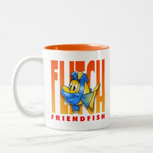 FriendFish cartoon mok Flitch (Links)