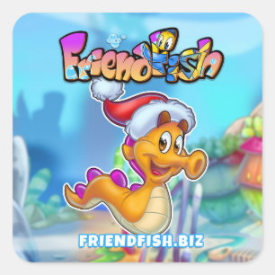 FriendFish cartoon vis stickers
