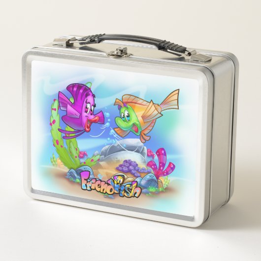 FriendFish dessin animé lunchbox (Devant)