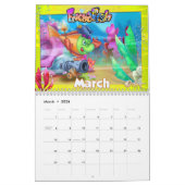 FriendFish dessin animé poisson Calendrier 2023 (Mar 2026)