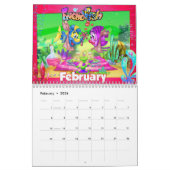 FriendFish dessin animé poisson Calendrier 2023 (Feb 2026)