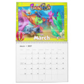 FriendFish dessin animé poisson Calendrier 2023 (Mar 2027)