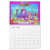 FriendFish dessin animé poisson Calendrier 2023 (Jan 2027)