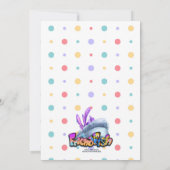 FriendFish mignon dessin animé carte d'anniversair (Dos)