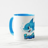 🐠 FriendFish Mug Series – Cute, Colorful (Devant gauche)