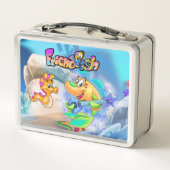 FriendFish schattige cartoon vis lunchbox (Achterkant)