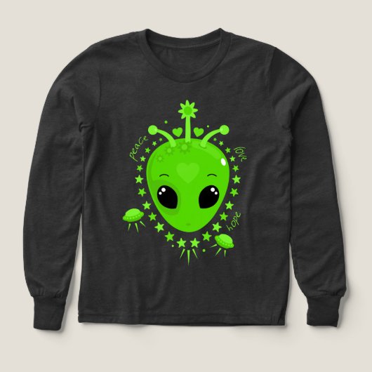 Friendly Alien Peace Hope Love Extraterrestrial (Motif recto)
