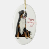 Friendly Bernese Mountain Dog Holiday Ornament (Rechts)