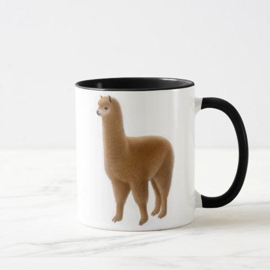 Friendly Brown Alpaca Mok (Rechts)