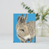 Friendly Donkey Painting Briefkaart (Staand voorkant)