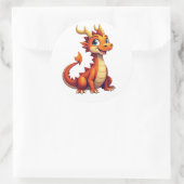 Friendly Dragon Character Sticker  (Sac)