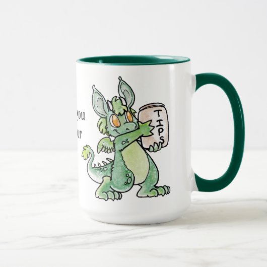 Friendly Dragon Tip Cup Mok (Rechts)