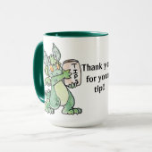 Friendly Dragon Tip Cup Mok (Voorkant links)