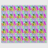 Friendly Dragons Cadeaupapier (Vlak)