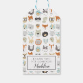 Friendly Faces | Portretten van stutdieren Cadeaulabel (Achterkant)