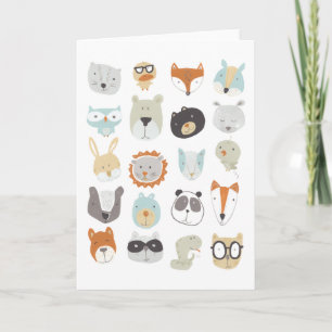 Friendly Faces   Portretten van stutdieren Kaart