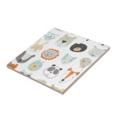 Friendly Faces | Portretten van stutdieren Tegeltje (Zijkant)