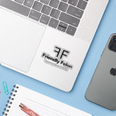 Friendly Felon prend en charge le Sticker Second C (Ordinateur portable avec iPhone)