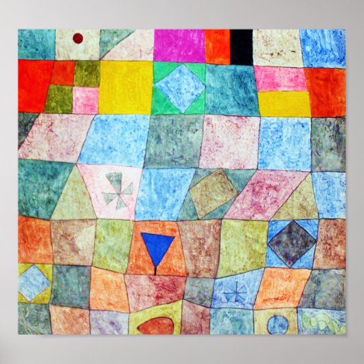 Friendly Game, Paul Klee Poster (Voorkant)