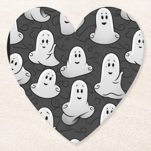 Friendly Ghost Kartonnen Onderzetters (Voorkant)