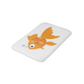 Friendly Gold Fish Illustration Badmat (Gekanteld)