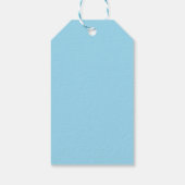 Friendly Gold Fish Illustration Cadeaulabel (Achterkant)