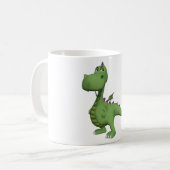Friendly Green Dinosaur Koffiemok (Voorkant links)
