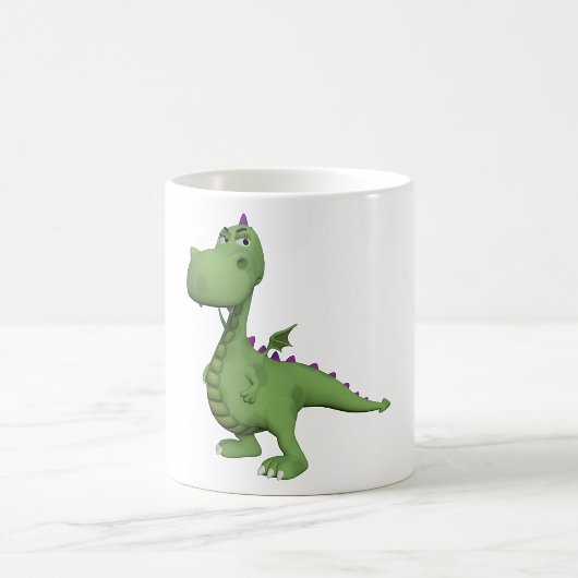 Friendly Green Dinosaur Koffiemok