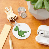 Friendly Green Dinosaur Sleutelhanger