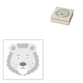 Friendly Lion Rubberstempel (Gestempeld)