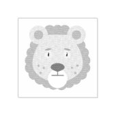 Friendly Lion Rubberstempel (Afrduk)