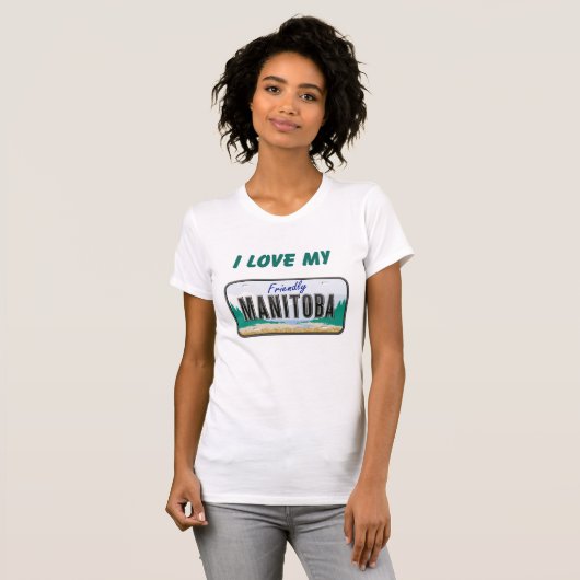 Friendly Manitoba T-shirt (Voorkant volledig)