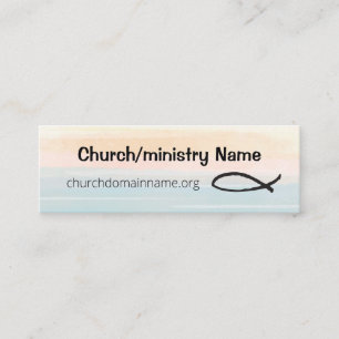 Friendly Mini Visitekaartje voor Kerk of Ministeri