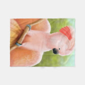 Friendly Moluccan Cockatau Parrot Fleece Blanket Deken (Voorkant (Horizontaal))