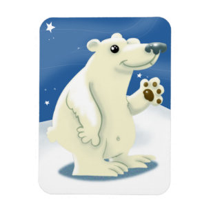 Friendly Polar Beer Magnet Magneet