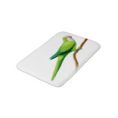 Friendly Quaker Monk Parrot Bath Mat (Gekanteld)