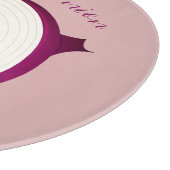 Friendly Red Onion Cartoon | Snijraad Snijplank (Hoek)