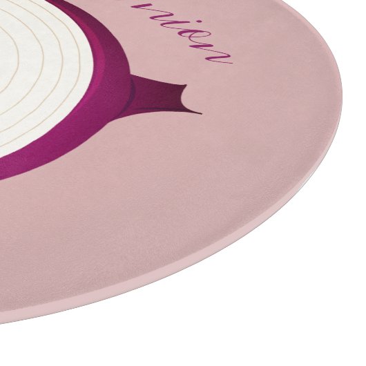 Friendly Red Onion Cartoon | Snijraad Snijplank (Hoek)