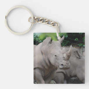 Friendly Rhino Sleutelhanger