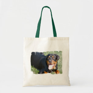 Friendly Rottweiler Canvas tas