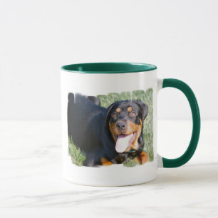 Friendly Rottweiler Coffee Mok