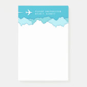 Friendly Skies | Piloot en luchtvaart Post-it® Notes (Voorkant)